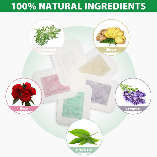 30 Pcs Sleep Foot Pads Natural Foot Patches Herbal Foot and Body Care – The perfect Foot Patch for you, by S.P. Beauty
