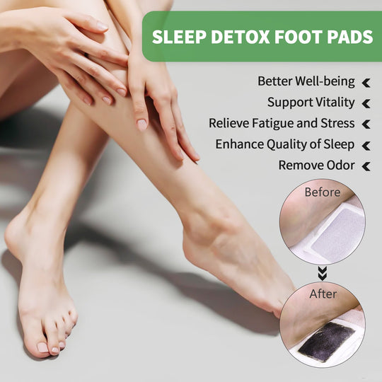 30 Pcs Sleep Foot Pads Natural Foot Patches Herbal Foot and Body Care – The perfect Foot Patch for you, by S.P. Beauty