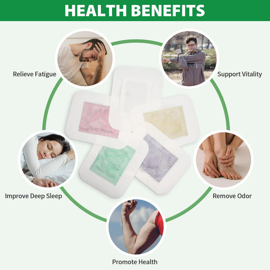30 Pcs Sleep Foot Pads Natural Foot Patches Herbal Foot and Body Care – The perfect Foot Patch for you, by S.P. Beauty