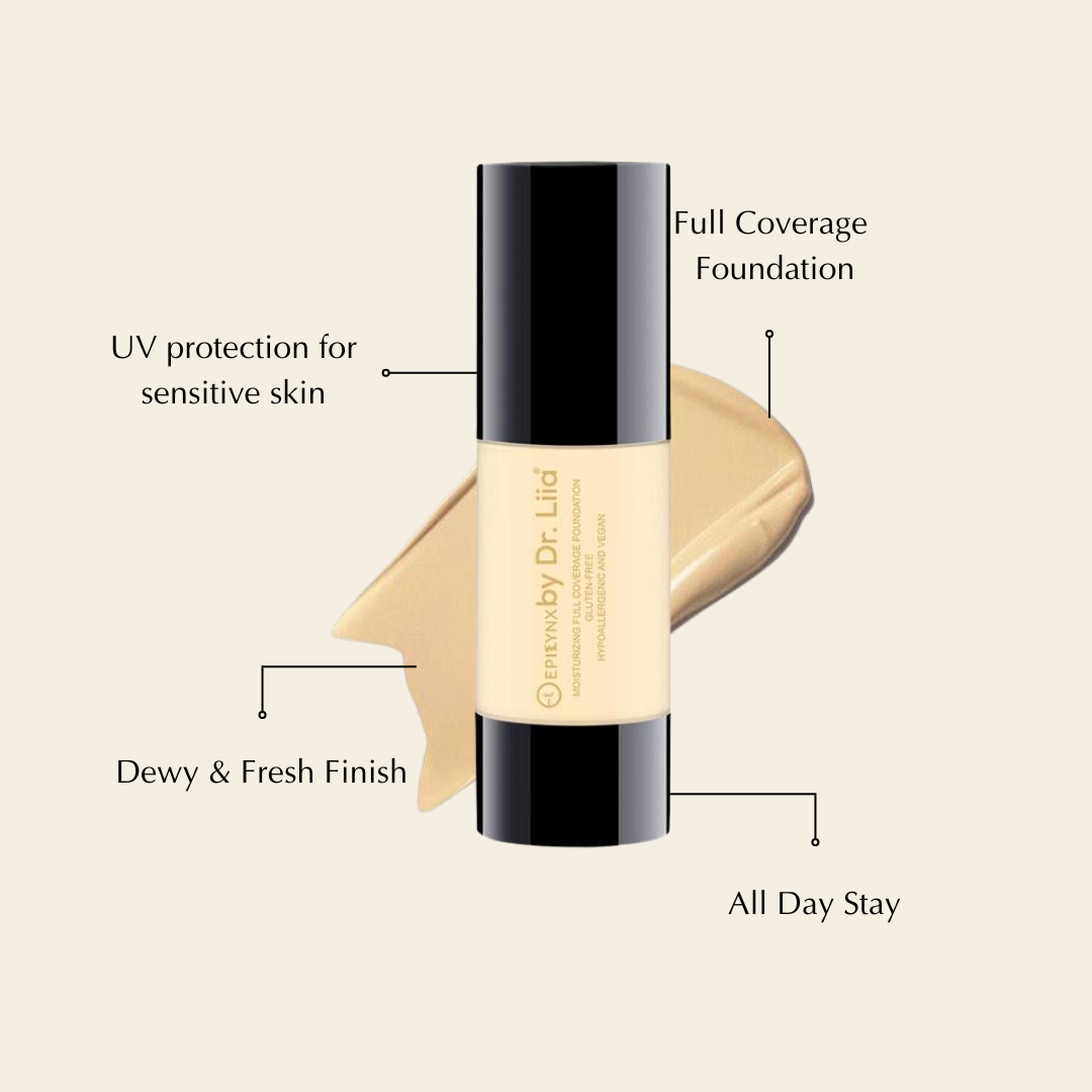 Full Coverage Foundation with SPF 15 - For Flawless Skin – The perfect Foundation for you, by S.P. Beauty