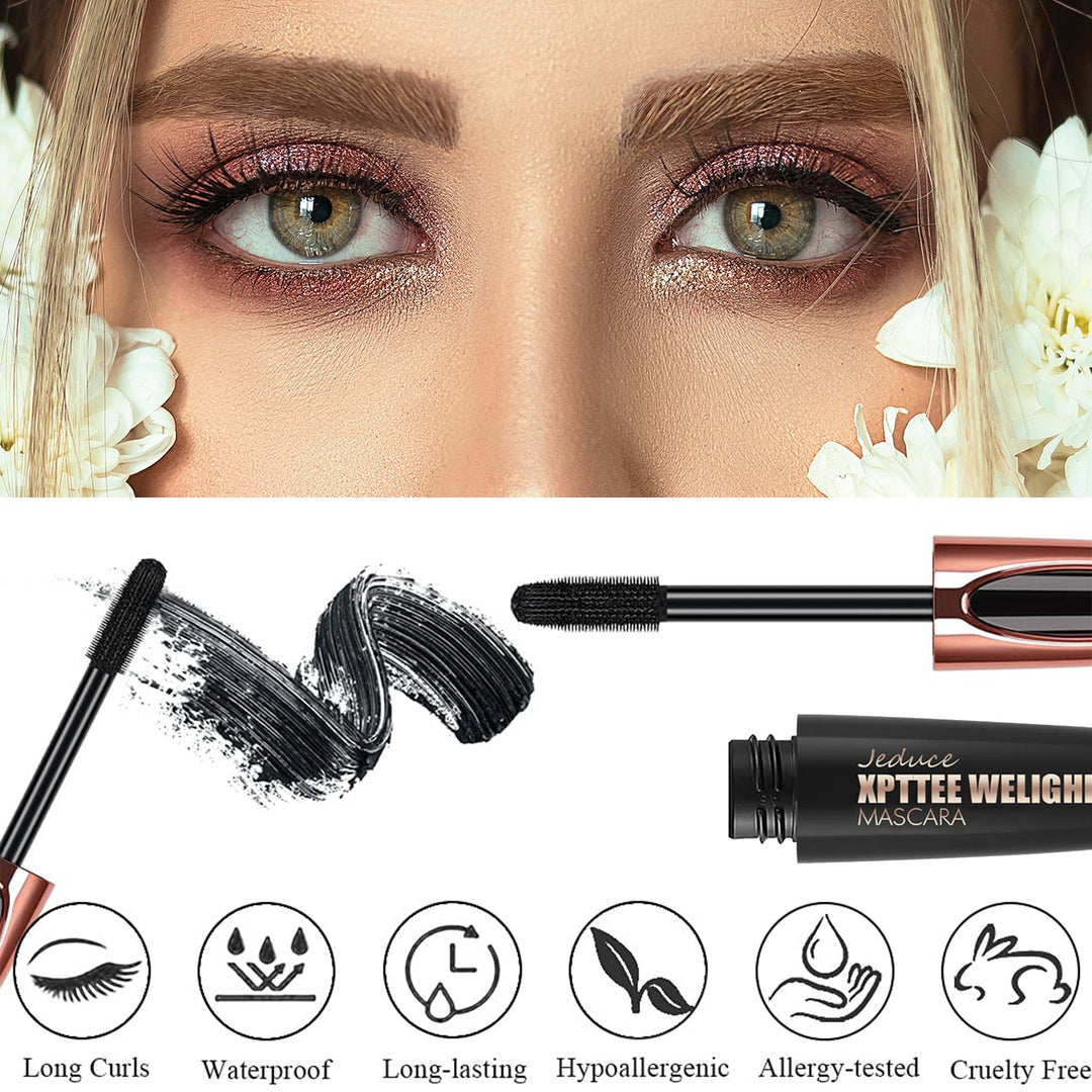 1/2 Pack Black 4D Silk Fiber Eyelash Mascara Extension Makeup – The perfect Mascara for you, by S.P. Beauty
