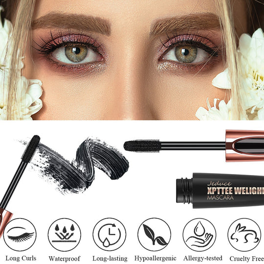 1/2 Pack Black 4D Silk Fiber Eyelash Mascara Extension Makeup – The perfect Mascara for you, by S.P. Beauty