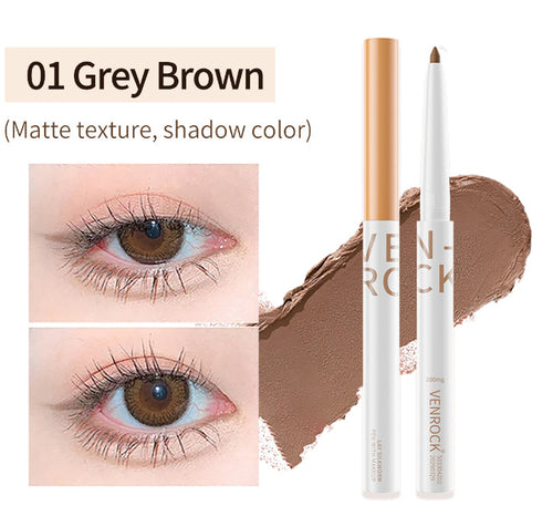Elegant Cosmetic Eye Liner Stick Quick Application & Durable Wear Gray Brown – The perfect Eyeliner for you, by S.P. Beauty
