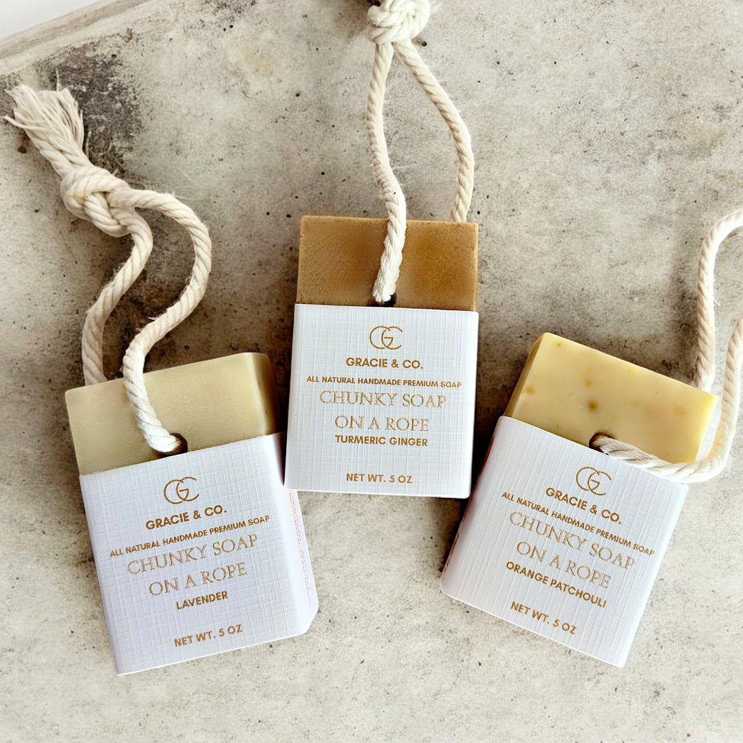 Chunky Soap On A Rope Rose Bergamot – The perfect Soap for you, by S.P. Beauty