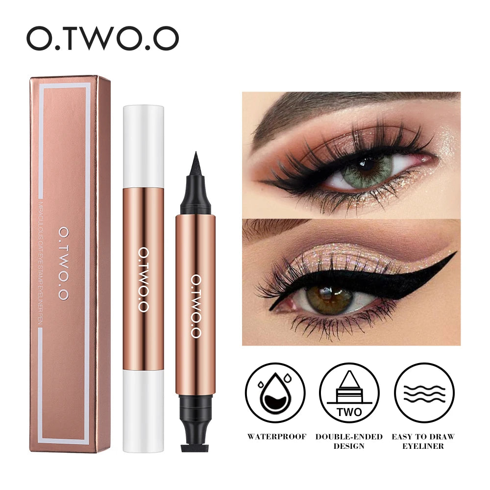 O.TWO.O Eyeliner Stamp Black Liquid Eyeliner Pen Waterproof Fast Dry – The perfect Eyeliner for you, by S.P. Beauty