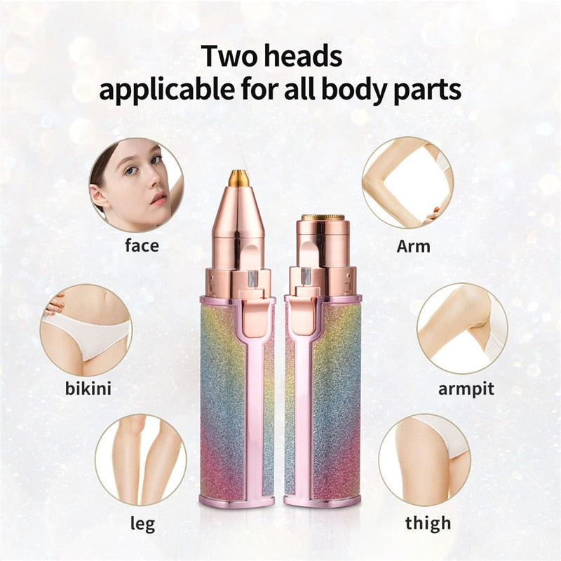2 In 1 Electric Eyebrow Trimmer – The perfect Eyebrow Trimmer for you, by S.P. Beauty
