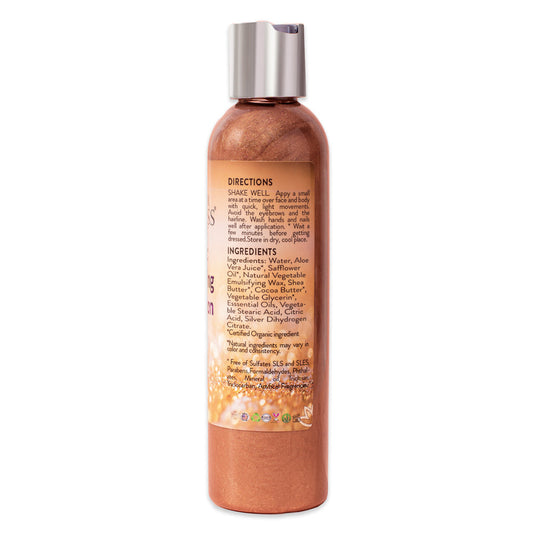 Organic Bronze Shimmer Body Lotion – The perfect Shimmer for you, by S.P. Beauty