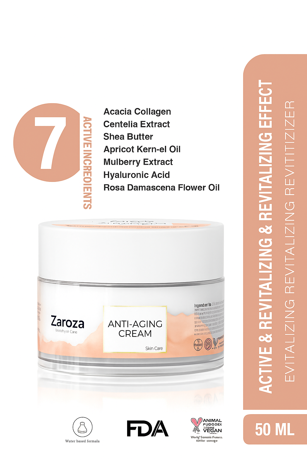 Anti Aging and Anti Wrinkle Moisturizing Cream Anti Aging Cream 50 ml – The perfect Face Cream for you, by S.P. Beauty