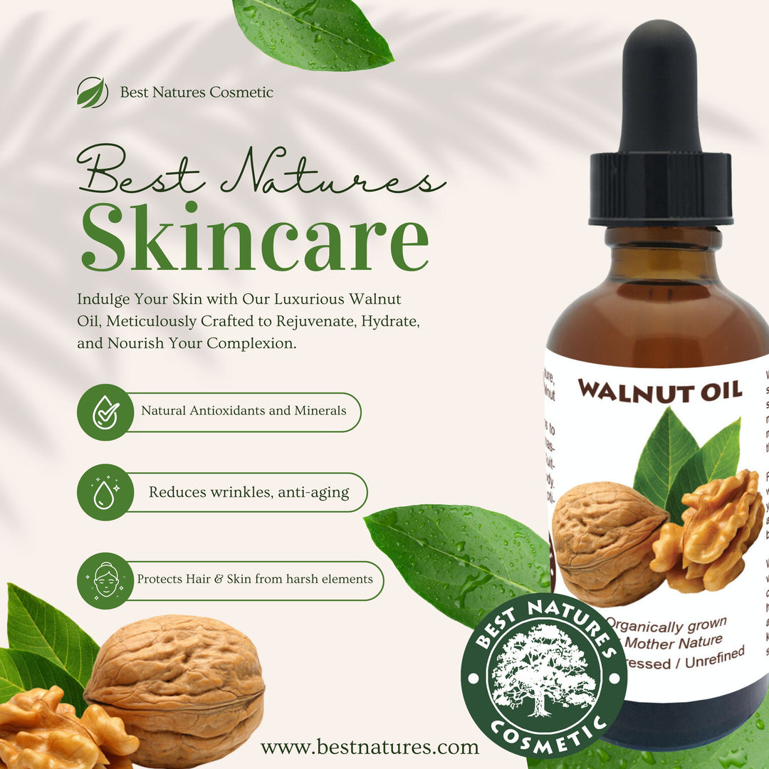 Walnut Oil Virgin (organic, cold pressed, unrefined) – The perfect Body Oil for you, by S.P. Beauty
