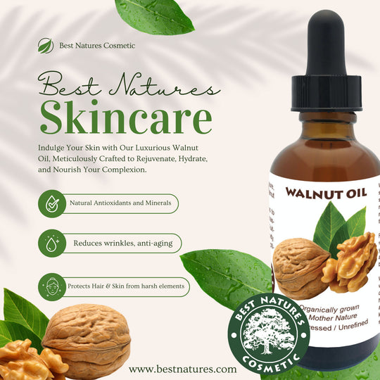 Walnut Oil Virgin (organic, cold pressed, unrefined) – The perfect Body Oil for you, by S.P. Beauty