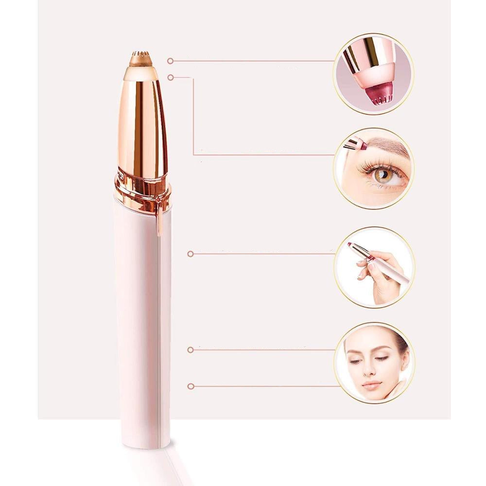 Rechargeable Painless Eye Brow Epilator Mini Electric Eyebrow Trimmer – The perfect Makeup for you, by S.P. Beauty