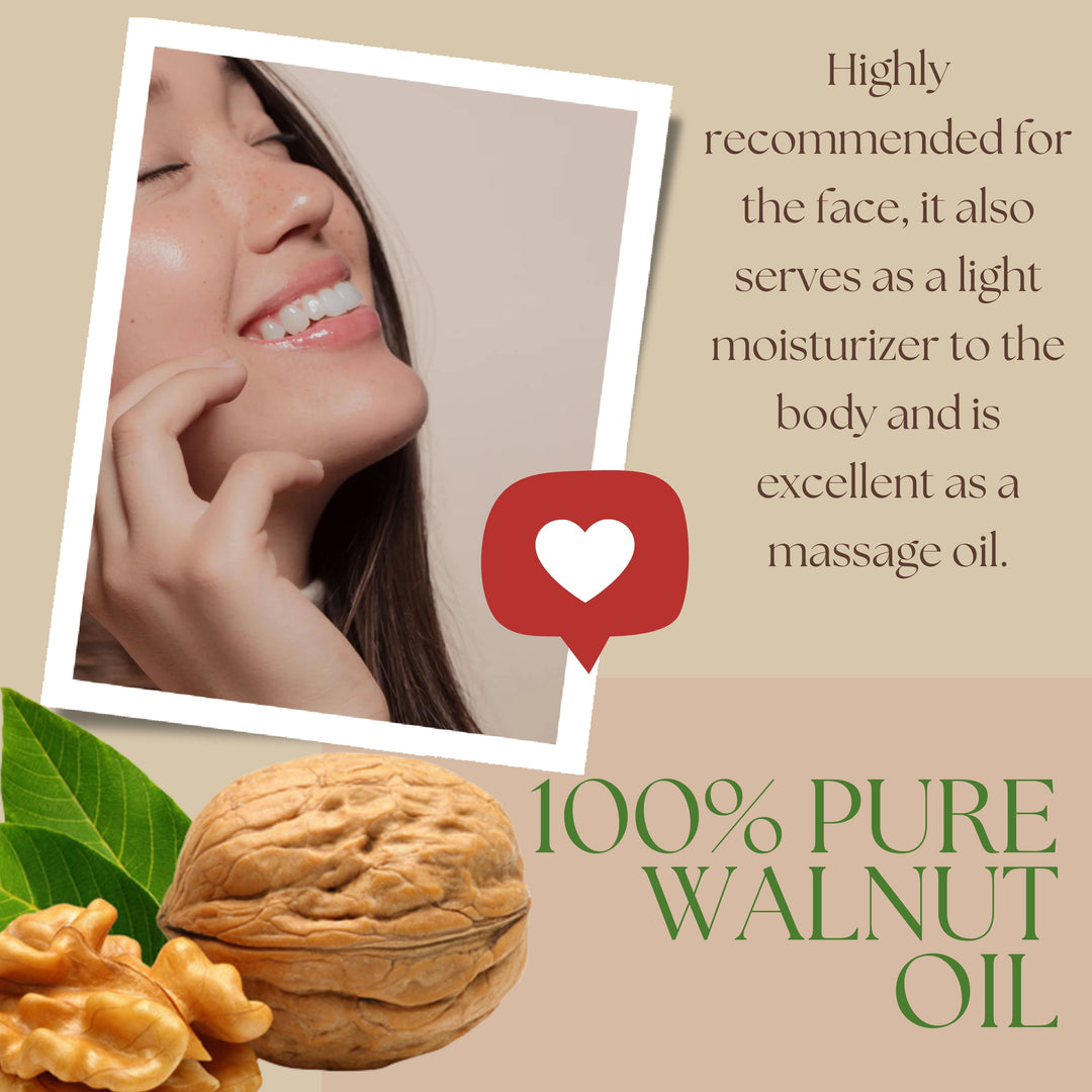 Walnut Oil Virgin (organic, cold pressed, unrefined) – The perfect Body Oil for you, by S.P. Beauty