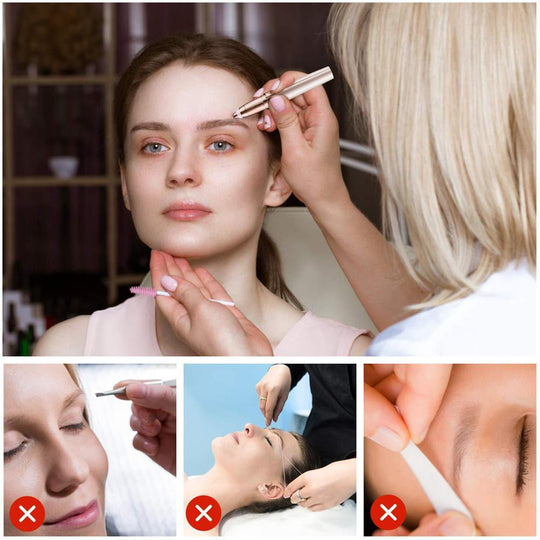 Rechargeable Painless Eye Brow Epilator Mini Electric Eyebrow Trimmer – The perfect Makeup for you, by S.P. Beauty