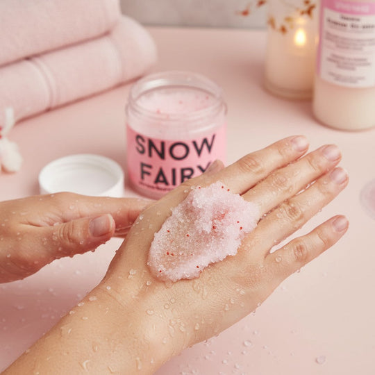 Snow Fairy Strawberry Exfoliate Body Scrub – The perfect Body Exfoliate for you, by S.P. Beauty