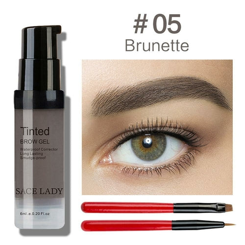 Henna Eyebrow Dye Gel Waterproof Makeup Shadow For Eye Brow Wax Long Customize 12 brunette set – The perfect Eyebrow for you, by S.P. Beauty