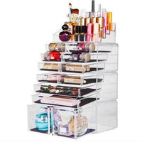 4Pcs/Set Plastic Cosmetics Storage Rack Transparent Storage Holders – The perfect Storage Organizer for you, by S.P. Beauty