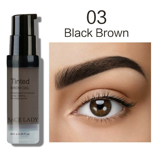 Henna Eyebrow Dye Gel Waterproof Makeup Shadow For Eye Brow Wax Long Customize 03 black brown – The perfect Eyebrow for you, by S.P. Beauty